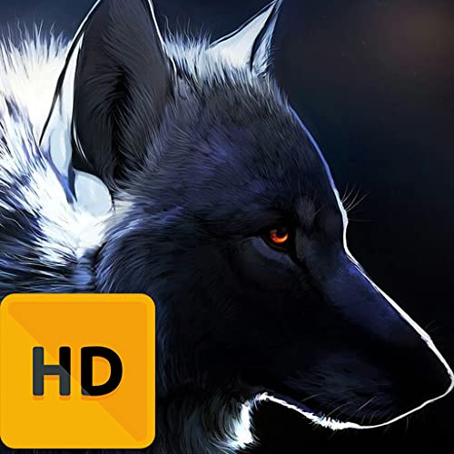 Snow Wolf And Bird HD FREE Wallpaper