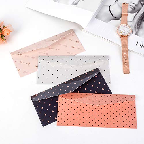 Sobres de Dinero en Efectivo Sobres de Presupuesto Impermeables Sobres de Plástico Reutilizables para Dinero en Efectivo (12PCS Colorido)