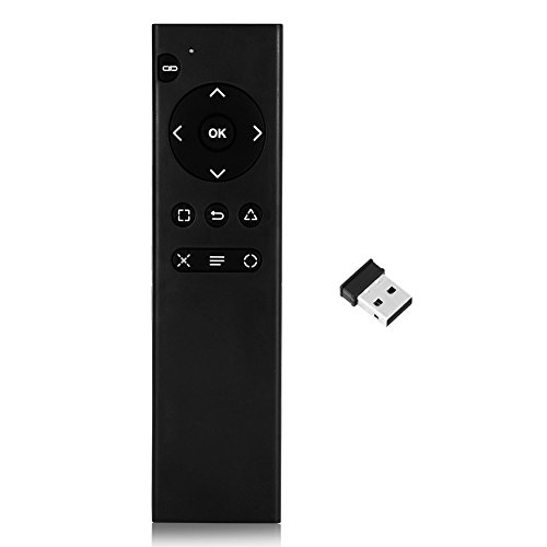 Socobeta Mando a Distancia Playstation 4 PS4 DVD Controlador Multimedia para 2.4Ghz Controlador Multimedia inalámbrico con Receptor USB