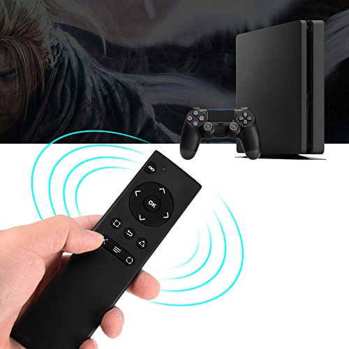 Socobeta Mando a Distancia Playstation 4 PS4 DVD Controlador Multimedia para 2.4Ghz Controlador Multimedia inalámbrico con Receptor USB