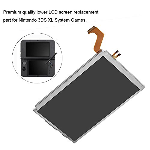 Socobeta Pantalla Superior Pantalla Superior LCD Compatible con la Consola 3DS XL Juegos Piezas de Repuesto Accesorios