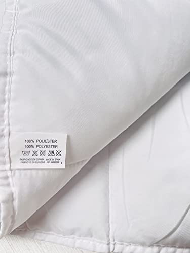 SOKIOS Relleno Nórdico para Sacos Nórdicos. Relleno con Fibra Airbel, Extra-Suave, Ultra-Ligero, Transpirable, Hipoalergénico y con Excelente Confort Térmico. 1 Unidad Cuna (70X140) / 250 gr