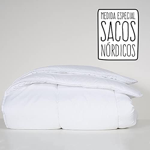 SOKIOS Relleno Nórdico para Sacos Nórdicos. Relleno con Fibra Airbel, Extra-Suave, Ultra-Ligero, Transpirable, Hipoalergénico y con Excelente Confort Térmico. 1 Unidad Cuna (70X140) / 250 gr