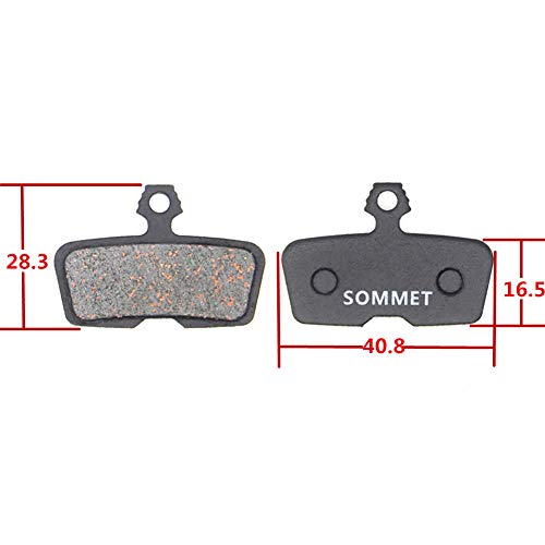 SOMMET Pastillas Freno Disco Semi-metálico para AVID Code Code R (2011-2014) SRAM Guide RE Code Sattel Code RSC 2018
