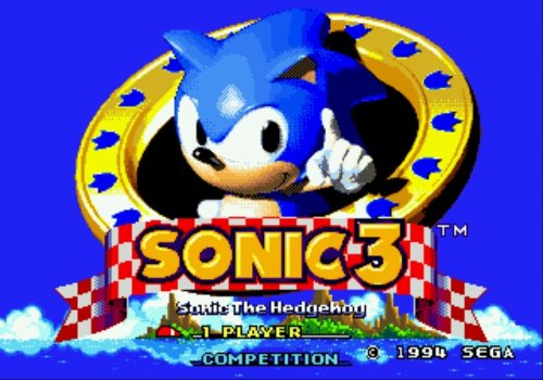 SONIC 3 MEGADRIVE