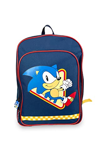 Sonic Classic - Mochila para salir, color negro