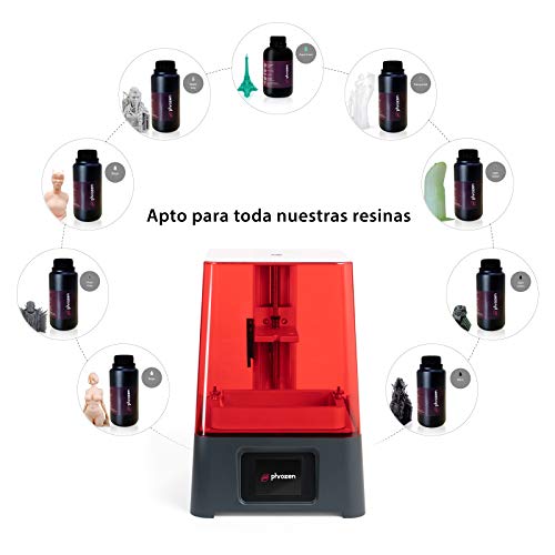 Sonic Mini de PHROZEN para Impresora 3D LCD de 5,5" Monocromo con función de impresión Fuera de línea.Tamaño de la Impresora: 9,8(LA) x9,8(AN) x12,9(AL) Pulgadas