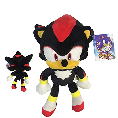 Sonic - Peluche Shadow The Hedgehog 11'80"/30cm Color Negro Calidad Super Soft