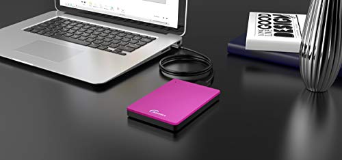 Sonnics 1 TB rosa disco duro externo portátil USB 3.0 velocidad de transferencia súper rápida para usar con Windows PC, Apple Mac, Smart TV, Xbox One y PS4