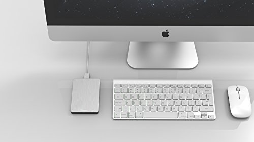 Sonnics 250GB Plata Disco duro externo portátil USB 3.0 de alta velocidad de transferencia para uso con Windows PC, Apple Mac y XBOX 360