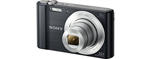 Sony DSC-W810 - Cámara compacta de 20.1 Mp (pantalla de 2.7", zoom óptico 6x, estabilizador digital), negro