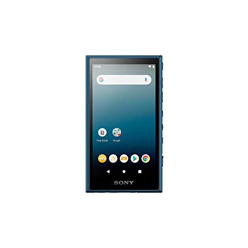 Sony NWA105L.CEW - Reproductor de Audio Walkman (16GB, Hi-Res Audio, Wi-Fi, Bluetooth, Pantalla táctil de 3.6", Android 9.0, S-Master HX, DSEE-HX, USB Tipo C) Azul