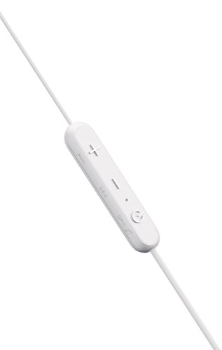 Sony WI-C300W - Auriculares Inalámbricos (Bluetooth, NFC, Manos Libres), Color Blanco, Talla Única