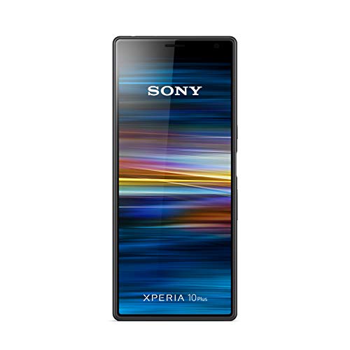 Sony Xperia 10 Plus - Smartphone de 6,5" Full HD+ 21:9 CinemaWide (Octa-Core de 1,8 Ghz, 4 GB de RAM, 64 GB de ROM, cámara dual de 12+8 MP, Android P, Dual Sim), Color Negro [Versión española]