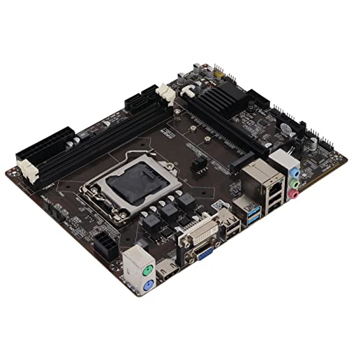 Sorandy Placa Base para PC, Zócalo CPU LGa 1150, Placas Base para Computadora B85, Memoria DDR3 1600/1333/1066 MHz, Tarjeta de Red de 100 M, Placa Base para Juegos para Computadoras de Escritorio