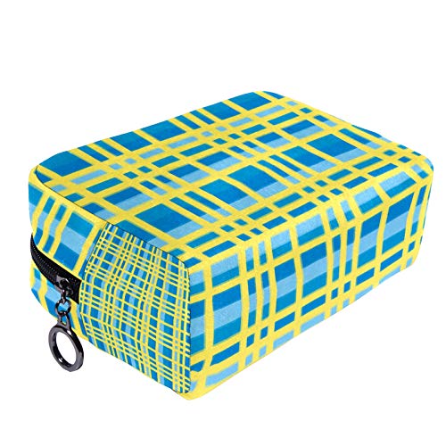 Space Channel Game - Bolsa de maquillaje para mujer con cremallera