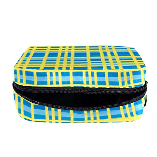 Space Channel Game - Bolsa de maquillaje para mujer con cremallera