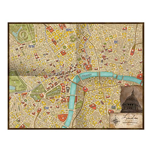 Space Cowboys SCSHCQ01US Carlton House & Queen's Park-Sherlock Holmes: Consulting Detective, Multicolor