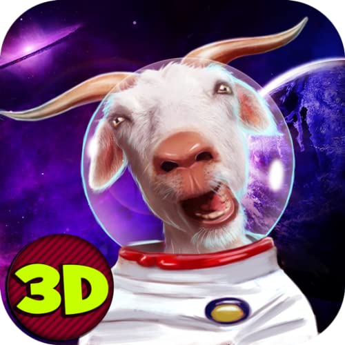 Space Goat Sim 3D – 2: Open Space Animal Simulator | UFO Games Space Explorer Astronaut Simulator Goat Games