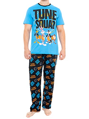 SPACE JAM Pijama para Hombre Bugs Bunny Azul X-Large