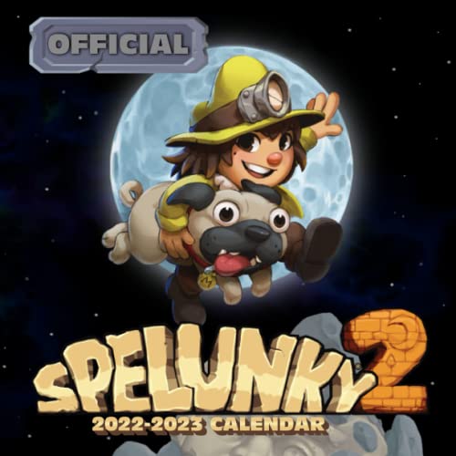 Spelunky 2: OFFICIAL 2022 Calendar - Video Game calendar 2022 - Spelunky 2 -18 monthly 2022-2023 Calendar - Planner Gifts for boys girls kids and ... games Kalendar Calendario Calendrier). 7