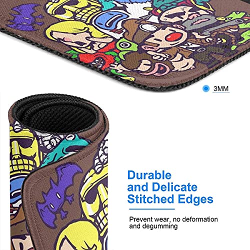 Spelunky Guy & Amp; Co. Hemming The Mouse Pad Computadora de Estudio de Oficina de Deportes electrónicos