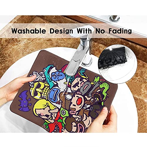 Spelunky Guy & Amp; Co. Hemming The Mouse Pad Computadora de Estudio de Oficina de Deportes electrónicos