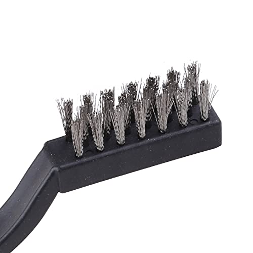 SPFCJL Handy Acero Inoxidable Nylon Latón Cepillo Cepillos Dientes Limpieza Rust G2AA