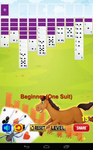 Spider Solitaire Horses Games