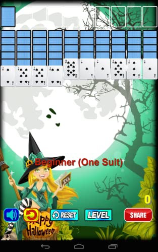 Spider Solitaire Spell Books Witches