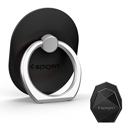 Spigen Soporte Anillo Movil, Style Ring Anillo Soporte Teléfono para Todos los teléfonos y tabletas - Negro