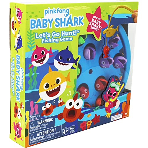 Spin Master: Pinkfong Baby Shark - Lets Go Hunt! Fishing Game & Song, Multicolor (6054916)