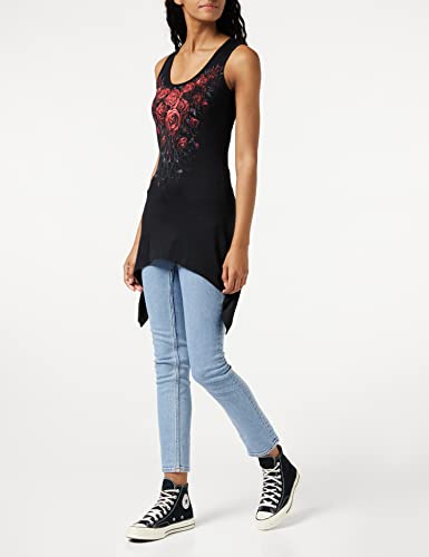 Spiral - Blood Rose - Vestido de Estilo gótico - Negro - M