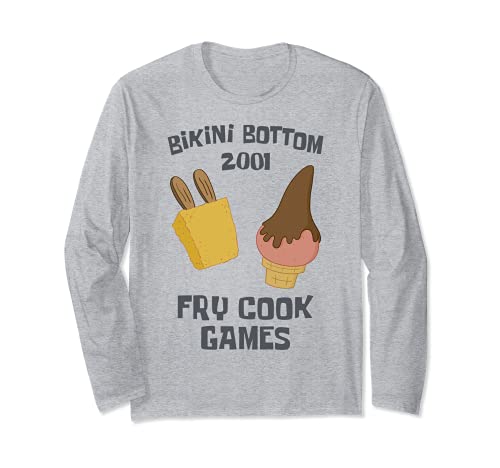 SpongeBob SquarePants Bikini Bottom 2001 Fry Cook Games Manga Larga