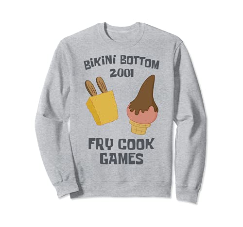 SpongeBob SquarePants Bikini Bottom 2001 Fry Cook Games Sudadera