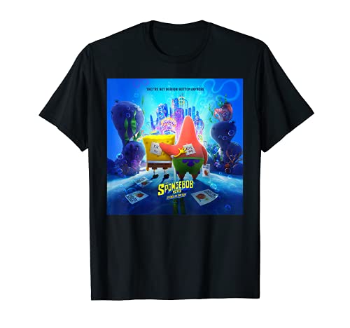 SpongeBob SquarePants Movie Sponge On The Run Kick Me Poster Camiseta