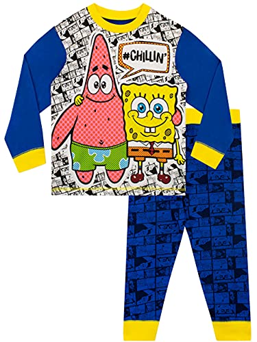 SpongeBob Squarepants Pijamas para Niños Bob Esponja Multicolor 3-4 Años