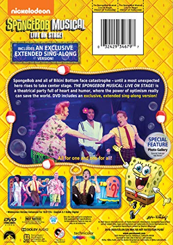 SpongeBob SquarePants: The SpongeBob Musical - Live on Stage! [USA] [DVD]