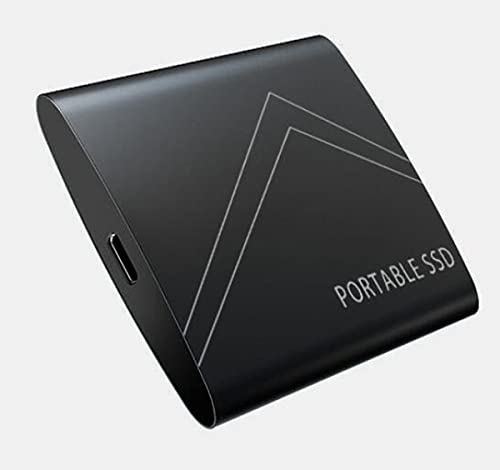SSD externo de alta capacidad 2TB 4TB 8TB Tipo C Unidad de estado sólido portátil USB 3.1 540M/S Disco duro externo para computadoras portátiles y teléfonos celulares Con cable adaptador,8TB,Black
