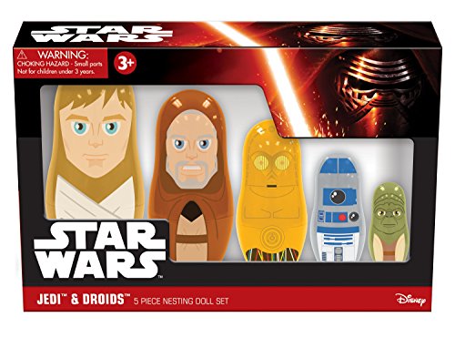 Star Wars 599386031 - Figura Set 5 matrioskas Jedi & droide