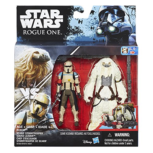 Star Wars - B7261 - Scarif Stormtrooper Squad Leader y Moroff 3.75 Pulgadas Figura de acción
