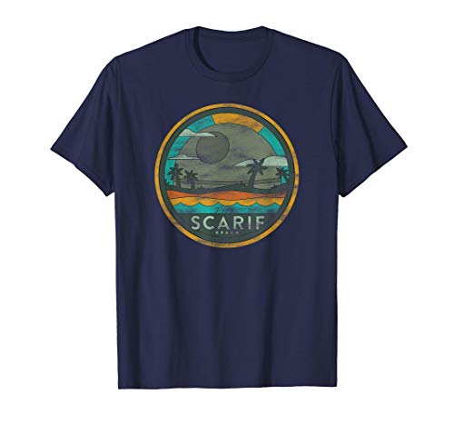 Star Wars Enjoy Scarif Beach Vacation Vintage Camiseta