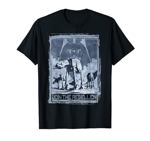 Star Wars Group Shot Blue Tone Join The Rebellion Camiseta