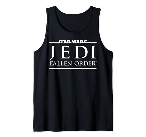 Star Wars Jedi The Fallen Order Left Chest Game Logo C4 Camiseta sin Mangas