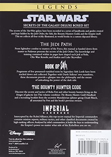 STAR WARS SECRETS OF GALAXY DLX BOXED SET (Star Wars X Chronicle Books)