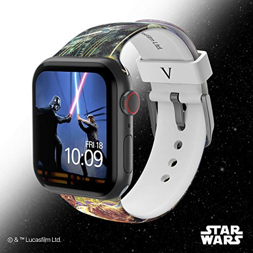 Star Wars – The Empire Strikes Back Smartwatch Band – Licencia oficial, compatible con Apple Watch (no incluido)