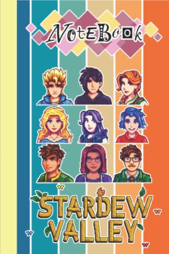 Stardew Valley Composition Notebook Merch: Stardew Valley Notepad Book | Stardew Valley Notebook | Diary For Any Occasion Gifts in Work Office, Home, School With 6x9 inches (114 Pages)