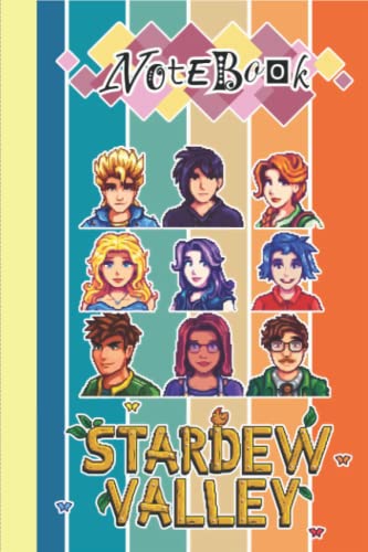 Stardew Valley Composition Notebook Merch: Stardew Valley Notepad Book | Stardew Valley Notebook | Diary For Any Occasion Gifts in Work Office, Home, School With 6x9 inches (114 Pages)