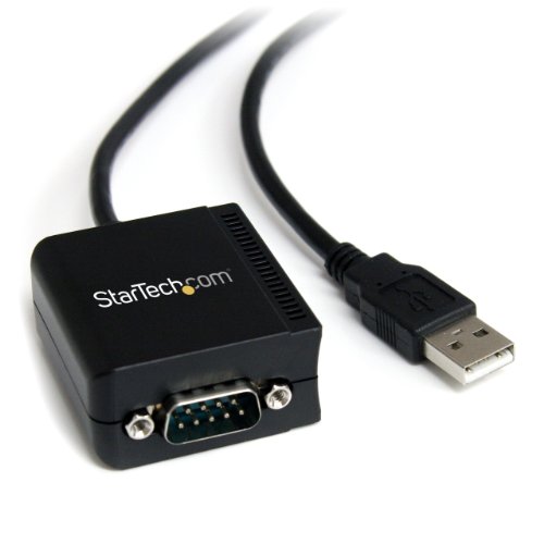 StarTech.com Cable de 1,8m USB a Puerto Serie Serial RS232 con Retención del Puerto de Asignación COM - 1x DB9 Macho - 1x USB A Macho