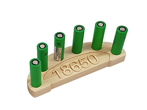 Steamer Mods Soporte para 6 pilas 18650, soporte para cigarrillos electrónicos